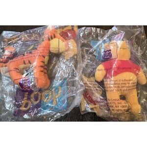 1998 Vintage Avon "Winnie the Pooh" Lot of 2 - Pooh & Tigger